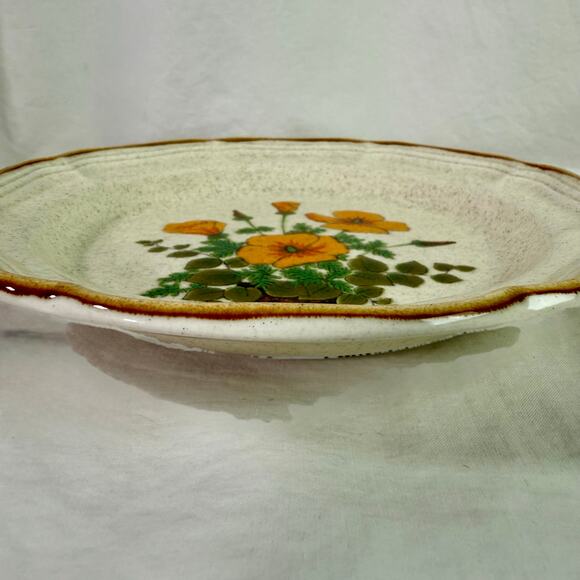 Mikasa Garden Club VTG Petunias EC 401 Set of 2 Salad Dessert Plates 8" Diameter - Picture 4 of 7